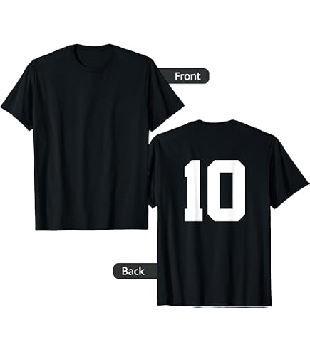 Amazon.com: Number 13 Shirt Sports Player Number BACK of Shirt T
